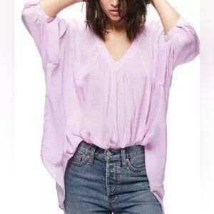 Free People Lavender Women's Catch Me If You Can Tunic, Size M
